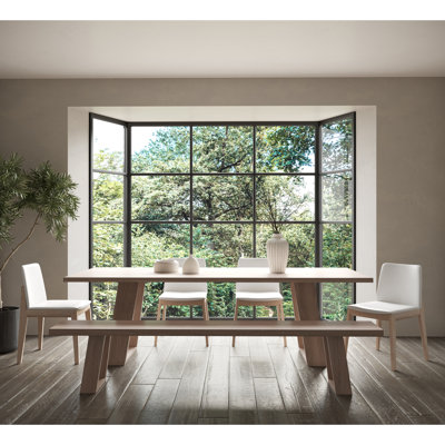 Joss & Main Mathias Solid Wood Bench & Reviews | Wayfair